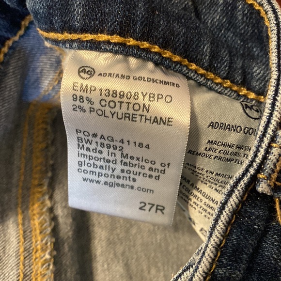 Ag-Ed denim super skinny ankle jeggings size 27R - Picture 5 of 6